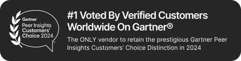 #1 Voted by Verified Customers Worldwide on Gartner®
